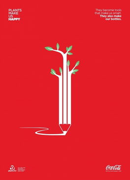 綠色暢爽，共筑可持續(xù)未來——可口可樂環(huán)保主題廣告設(shè)計(jì)